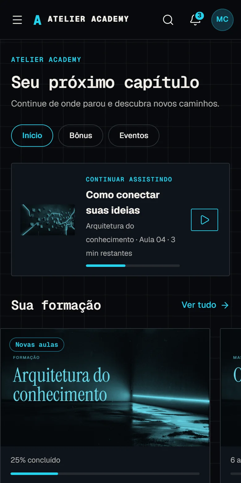 Vitrine no celular, modelo Neon